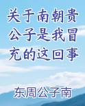 关于南朝贵公子是我冒充的这回事